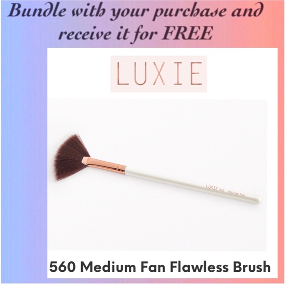 Luxie Other - LUXIE 560 MEDIUM FAN BRUSH-FLAWLESS